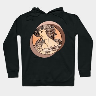 Alphonse Mucha Art Nouveau ver.3 Hoodie